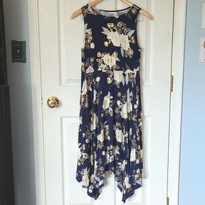 Torrid Midi Super Soft Handkerchief Skater Dress